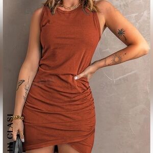 tulip hem tank dress